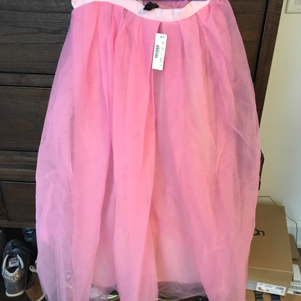 NWT Jcrew pink tutu skirt